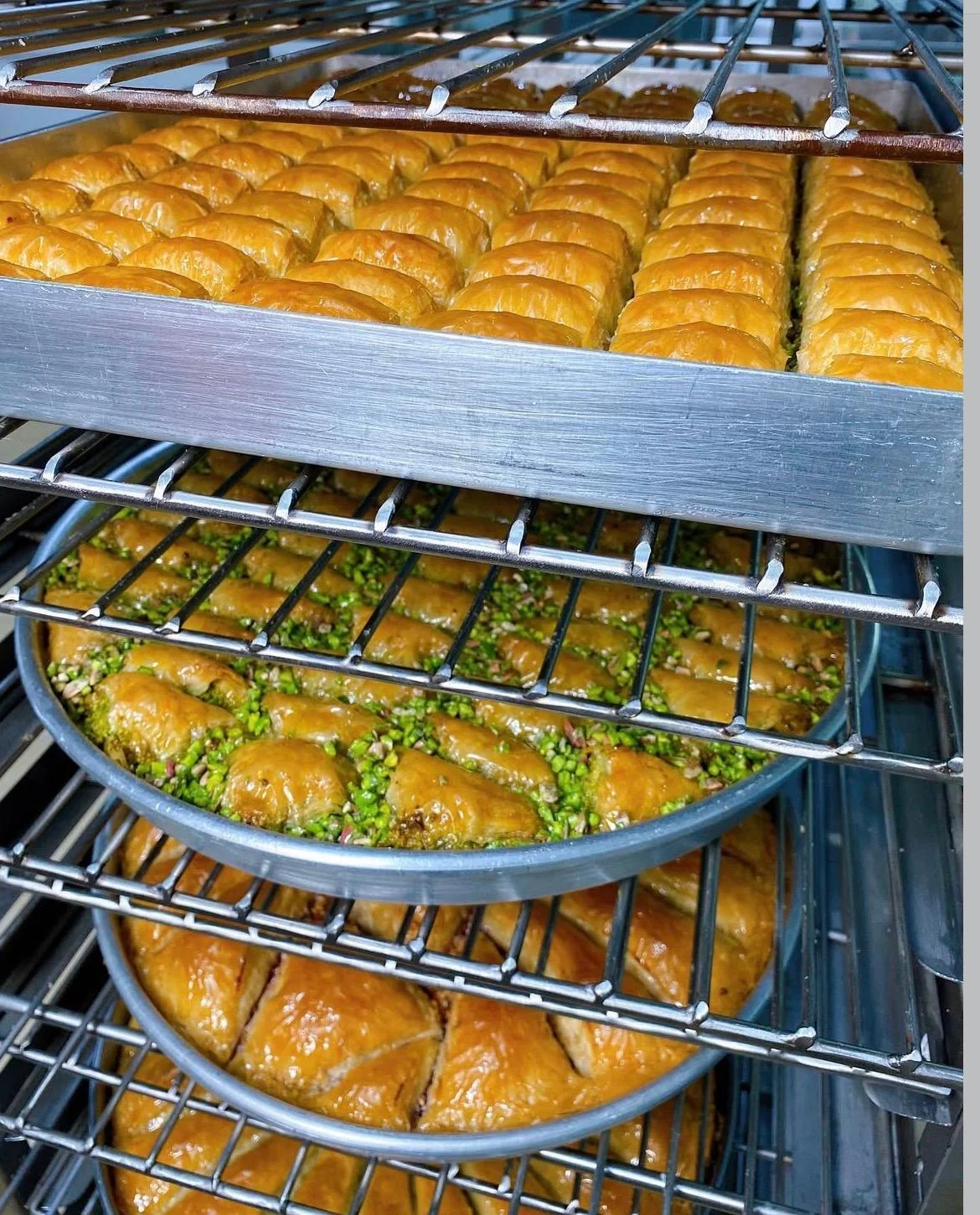 Saytad Baklava üretim mutfağı